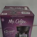 Mr. Coffee Black Coffee Maker, 12 Cups, with Auto Pause and Glass Carafe, Perfect for Home and Office Use