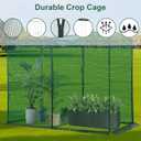 Crop Cage Plant Protection Tent 6.5 x 10 x 6.5 Ft, Large Grid & Protect Plants from Birds and Small Animals, Garden Cages with Storage Bag Suitable for Garden Patio Lawn