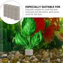 iplusmile Aquarium Plant Holder Rings 1.77In Ceramic – Weighted Anti-Float Secure Fixing – for Fish Tanks Freshwater Aquariums Shrimp Tanks for Live Aquatic Plants Grass Decor