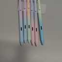 Writech Retractable Gel Ink Pens: 6ct Black Ink 0.5mm Fine Point Tip Pen Comfort Grip Smooth Writing with Aesthetic Gradient Color Barrel for Journaling Note Taking Sketching No Bleed & Smear