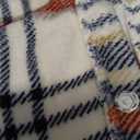 Electric Heated Blanket Throw Size - 50"x60", Soft Flannel Heating Blanket, 4 Heating Levels, 3 H Auto Shut Off, Breathable Warm and Washable for Sofa, Blue-White-Red Plaid