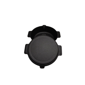 Cast Iron Grill Pan with Two Handles and Lid 10"