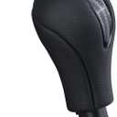 APPERFiT Gear Shift Knob for Automatic Transmission Gear Shifter 34910-JK03A 34910-1LA6C Compatible with Infiniti EX35 FX35 FX50 G25 G35 G37 Q60 QX50 QX56 QX70 Black & Carbon Fiber