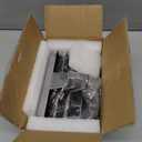 MNKXL Set of 4 Metal Christmas Stocking Holders for Mantle,Heavy Duty Weighted Stocking Holders for Mantle,Silver 3D Snowflake Stocking Holder for Tables Window Fireplace Christmas Decorations