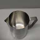 Milk Frothing Pitcher, 50oz Steaming Pitcher Stainless Steel Espresso Machine Accessories for Coffee Bar, Cappuccino Barista Tools Milk Jug Steamer Frother Cup with Decorating Latte Art Pen