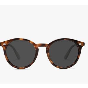 SOJOS Retro Round Polarized Sunglasses for Women Men Classic Vintage Sunnies SJ2069