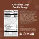 Aloha Organic Plant Based Protein Bars Chocolate Chip Cookie Dough, 1.98 Oz,(Pack of 12) (EXP 10/15/25)