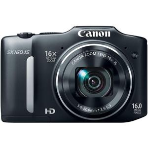 Canon PowerShot SX160 is 16.0 MP Digital Camera with 16x Wide-Angle Optical Image Stabilized Zoom with 3.0-Inch LCD (Black)