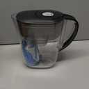 Brita Small 6 Cup Water Filter Pitcher, 1 BritaPlus Filter, Metro, Black
