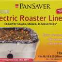PanSaver Electric Roaster Liners. Fits 16, 18, 22 Quart Roasters 10 Pack of Liners(5 boxes of 2 bags each), Rectangular