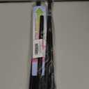 2 Pack Spring Tension Rods 28-48 Inches,5/8" Diameter Black Spring Loaded Curtain Rods,Adjustable Small Short Tension Curtain Rod for Windows,Kitchen, Doorway,Bathroom,Cupboard Bars