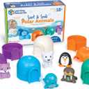 Learning Resources Sort & Seek Polar Animals - 15 Pieces, Age 18+ Months Toddler Learning Activities, Educational Toys, Educational Toy Set Color, Teaching Toys