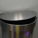 simplehuman 60 Liter Semi-Round Hands-Free Kitchen Step Stainless Steel Trash Can with Soft-Close Lid, Brushed