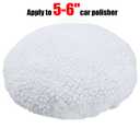 Wool Buffing Polishing Pads Bonnets Waxer Pads Sanding On Car Buffer Bonnets Polisher,5 Pieces (5"-6")