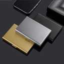1pcs Credit Card Protector Stainless Steel Bank Card Case Hard Case Wallet Aluminum Wallet Credit Card Box Credit Card Case. (10)