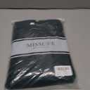 Missufe Women's Round Neck Sleeveless Tie Waist Knit Side Slit Slim Tank Midi Dress (Green, XL)