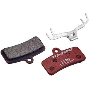 TEKTRO Q13RS DISC BRAKE PAD FOR 4-PISTON BRAKE CALIPERS RED