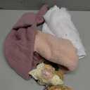 7 Pcs Newborn Photography Props Wrap Kits 3 Pcs Baby Wraps 4 Pcs Flower Headband Baby Photoshoot Props Photo Supplies for Boy Girl Infant Toddler