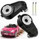 12v Motor Gearbox RS550 40000RPM High Speed 2Pcs Ride On Car Gearbox fit Kids' Electric Vehicles Jeeps ATV Truck Car SUV 12V Ride on Toys Replacement