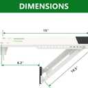 Window Air Conditioner Support Bracket, Universal AC Unit Window Brackets Light Duty, Up to 85 lbs.