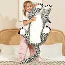 MaoGoLan 47” Snow Leopard Stuffed Animal for Kids Girls - Giant Stuffed Leopard Cheetah Plush Toy Big Large Tiger Safari Stuffy, Mothers Day Valentines Birthday Gifts Baby Shower Party Decor