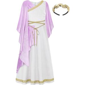 ReliBeauty Kids Greek Goddess Gostume Girls with Headband
Size: 10-12/150