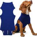 PupShield - Dog Surgery Recovery Suit Male and Female - All Dog Sizes - Easy to Use Anti Licking Design Breathable Comfortable - Spay & Neuter Recovery Suit - Surgical Onesie - Cone Alternative 2XS
