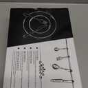 LIANYU 60 Piece Matte Black Silverware Flatware Set, Stainless Steel Satin Finish Black Flatware Cutlery Set for 12, Fancy Kitchen Utensil Tableware for Home Restaurant Party, Dishwasher Safe