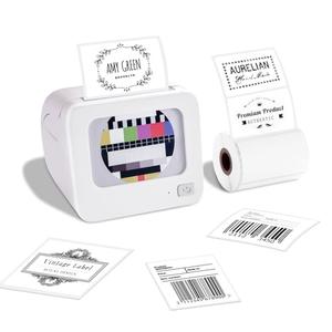 LFPERT 2 Inch Label Maker Machine with Tape, Bluetooth Label Printer, BQ1 Portable Thermal Inkless Labeler for iOS & Android, Easy to Use, Fits Office, Home, School, Business, Gift