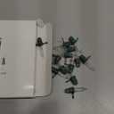 Mudder 100 Count 2.5V Christmas  Count Mini Incandescent Wire String Lights Replacement Bulbs Indoor/Outdoor Christmas Lights Decor for Home Xmas Tree (Green Base with Warm White Bulb)