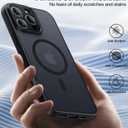 Faiono Magnetic for iPhone 16 Pro Max Case [Full Camera Protection][Military-Grade Protection][Compatible with MagSafe] Shockproof Protective Slim Phone Case for iPhone 16 Pro Max, Black