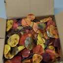 RoseCraft Fall Garland, 6FT Autumn Maple Leaf Velvet Pumpkin/Berry Garland Fall Decor, for Home Harvest Thanksgiving Fireplace Front Door Indoor Outdoor Holiday Party Decorations.