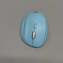 Ergonomic Wireless Mouse with USB Receiver for PC Computer, Laptop and Desktop, Ergo Mouse Vertical with Silent Clicks Long Battery Life, Up to 1600 DPI & 1 AA Battery Powered, Blue