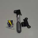 Vibrelli Mini Bike Pump - Presta & Schrader Bicycle Pump - 120 PSI Tire Pump for Road & MTB - No Valve Changing Needed (Silver)