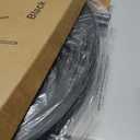 Cocktail Table 28in High Top Round Folding Indoor Outdoor, Plastic Bar Height Foldable Bistro Tall Table for Party, Patio, Dining Room, Kitchen, Events, Removable Locking Legs, Black (2843 in)