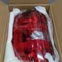 Tail Light Assembly Compatible With 2007-2013 Chevy Silverado 1500 2500HD 3500HD GMC Sierra 2500 HD 3500 HD (Red Border, Right Passenger Side)