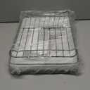 Kitsure Dish Drying Rack for Kitchen Counter, Stainless Steel Sink Organization and Storage Essentials with Cutlery Holder, Home and Apartment Decor, 12''W x 15.5'' L, Green