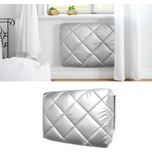 Indoor Air Conditioner Cover - Window Wall AC Inside Unit Cover with Drawstring and Double Insulation for Inside(L-23.2"*14.5"*3")