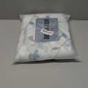 AmHoo 2 Panels Embroidered Leaf Pattern Semi Sheer Curtains Foliage Floral Voile Window Draperies Treatment for Bedroom Living Room Rod Pocket White Teal 53 x 84 Inch