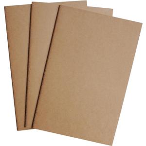 Wanderings A5 Assorted Travelers Notebook Insert - A5 Journal Refill - 5.5" x 8.3" (14 x 21cm) - 3 Booklets, 240 Blank, Lined, Dotted Pages - Travelers Notebook Refills for Journals, Diaries, Planners