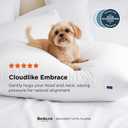 Bedsure Pillows Queen Size Set of 2 - Soft Bed Pillows for Sleeping 2 Pack, Fluffy and Supportive, Hotel Quality, Original Down Alternative Filling for Side, Back Sleepers