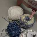 SENTRO 40 Needles Knitting Machine with Electric Adapter, Knitting Board Rotating Double Loom,Smart Weaving Loom Round Knitting Machines, Weaving Loom Machine Kit for Automatic Knit