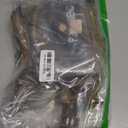 Heavy Duty Tactical Dog Harness for Medium Dogs, Brown, Molle System, Four-Point Adjustment, Anti-Lost ID Tag, Includes 5ft Leash Medium