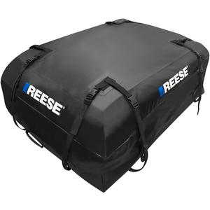 REESE 59007 Waterproof Rooftop Cargo Carrier Bag for Cars, SUVs or Trucks with/Without Roof Racks, 22 Cubic Feet, Heavy Duty 840D Abrasion-Resistant PVC Fabric with Anti-Slip Mat