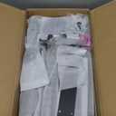 Industrial Pipe Clothes Rack, Wall Mounted Garment Rack, Heavy Duty Iron Shelf with Hanging Rod for Hanging Clothes, 41.3x10.2x5.9 Inch, Black