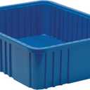 FSE 373-DG93060BLCS Dividable Grid Container, 22-1/2"L x 17-1/2"W x 6"H, Blue, Made in USA