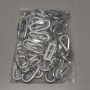 30-Pack M10 Quick Links Screw, 4Inch Threaded Quick Chain Link Connectors, 3/8 Heavy Duty Locking Carabiners, 2000 LBS Capacity Anti-Rust Chain Hooks for Towing, Swings, Shade Sails and Bird Toys