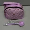 Little Girl Purse Accessories, My First Purse Set - Play Makeup Princess Plush Diary Unicorn Eye Mask Wallet Phone Pretend Credit Cards Kids Pretend Play Christmas Toy Gift for Girl Age 3+