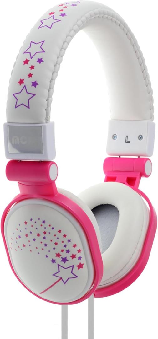 Moki ACCHPPOD Sparkles Soft Cushion Headphones, White