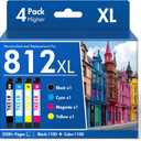 822XL 822 WF-3820 Printer Ink Cartridges Remanufactured Replacement for Epson 822XL Ink Cartridges Combo Pack for Epson 822 XL for Workforce Pro WF-4830 WF-4833 WF-4820 WF-4834 WF-3823 (5 Pack)